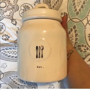 Rae Dunn Eat canister